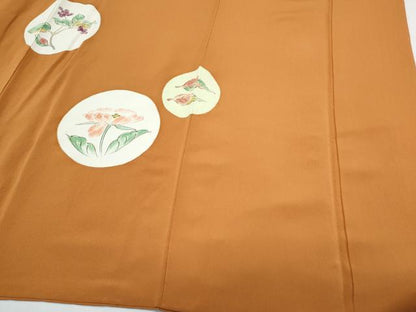 平和屋着物●銀座　志ま亀　訪問着　吉祥丸文　金彩　たとう紙付き　正絹　逸品　CABI1266th