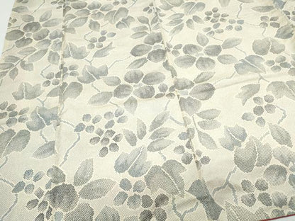 平和屋着物●本場染大島紬　草花文　正絹　逸品　CABI1269th