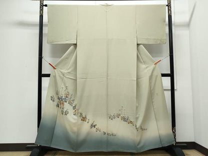 平和屋着物●豪華色留袖　作家物　大名行列　暈し染め　金彩　正絹　逸品　CABI1270th