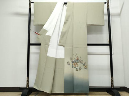 平和屋着物●豪華色留袖　作家物　大名行列　暈し染め　金彩　正絹　逸品　CABI1270th