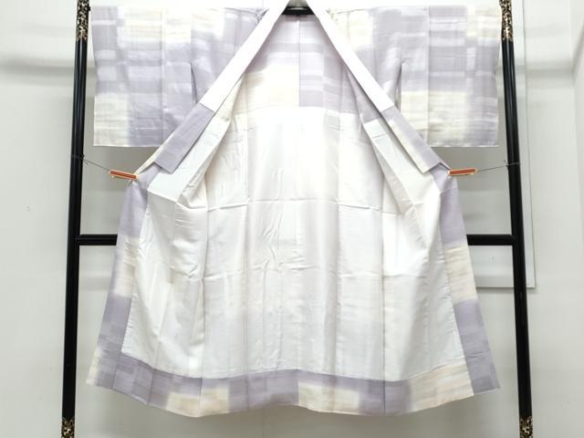 平和屋着物●長襦袢　無双仕立て　作家物　五彩ぼかし　霞文　正絹　逸品　CABI1274th