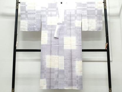 平和屋着物●長襦袢　無双仕立て　作家物　五彩ぼかし　霞文　正絹　逸品　CABI1274th