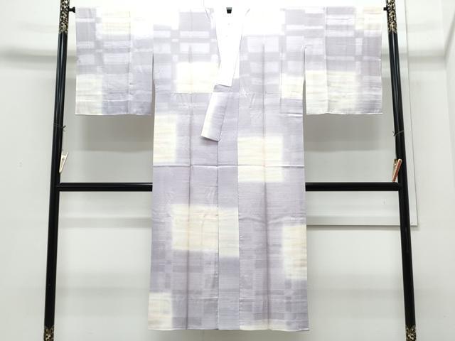 平和屋着物●長襦袢　無双仕立て　作家物　五彩ぼかし　霞文　正絹　逸品　CABI1274th
