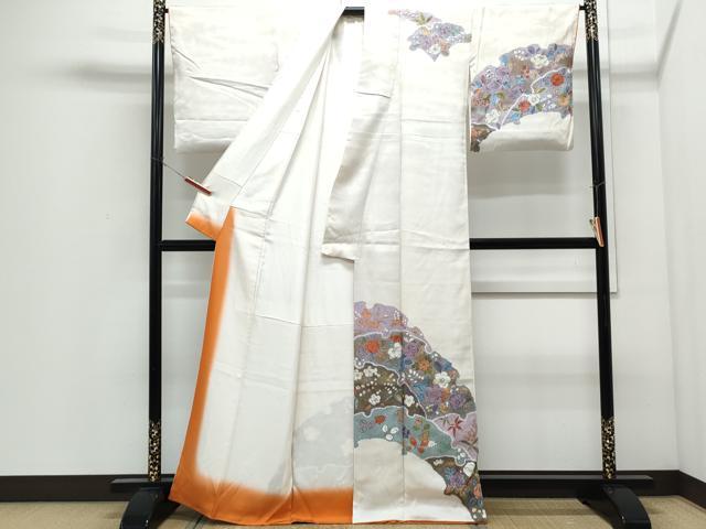 平和屋着物●訪問着　辻が花　金彩　正絹　逸品　CABI1275th