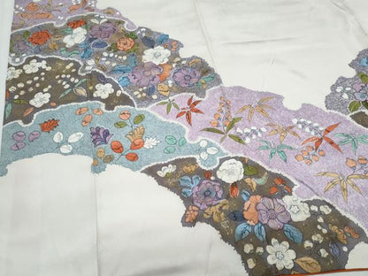 平和屋着物●訪問着　辻が花　金彩　正絹　逸品　CABI1275th