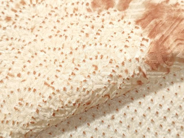 平和屋着物●訪問着　総絞り　流水文　正絹　逸品　CABI1281th