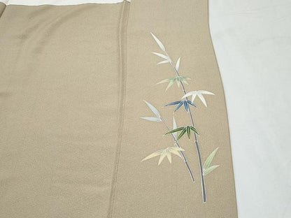 平和屋着物●訪問着　作家物　駒刺繍　風景文　暈し染め　正絹　逸品　CABI1282th