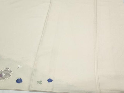 平和屋着物●訪問着　唐織　雪輪花文　金銀糸　正絹　逸品　CABI1283th