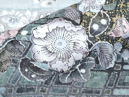 平和屋着物●訪問着　辻が花　暈し染め　金彩　正絹　逸品　CABI1286th