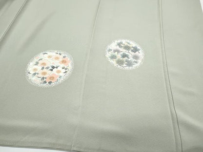 平和屋着物●訪問着　花丸文　金彩　正絹　逸品　CABI1292th