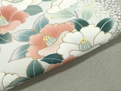 平和屋着物●訪問着　花丸文　金彩　正絹　逸品　CABI1292th