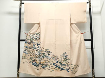 平和屋着物●訪問着　友禅　作家物　御所解文　正絹　逸品　CABI1294th