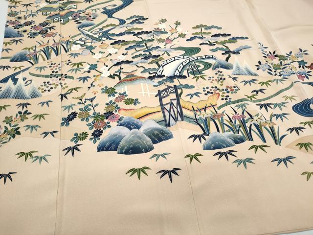 平和屋着物●訪問着　友禅　作家物　御所解文　正絹　逸品　CABI1294th