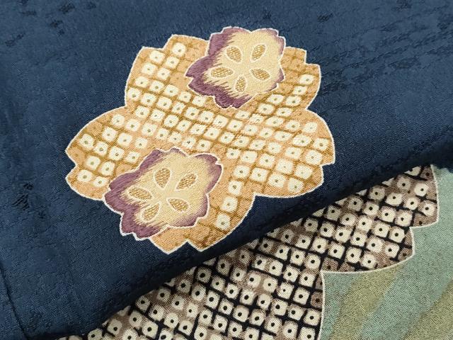平和屋着物●訪問着　作家物　舞花文　金彩　正絹　逸品　CABI1303th