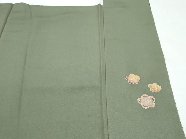 平和屋着物●訪問着　作家物　舞花文　金彩　正絹　逸品　CABI1303th