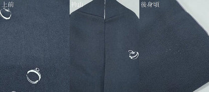平和屋着物●洛楽人工房　訪問着　玉蟲技法　蓄光技法　加賀鈴　鬼しぼ縮緬　反端付き　正絹　逸品　CABI1304th