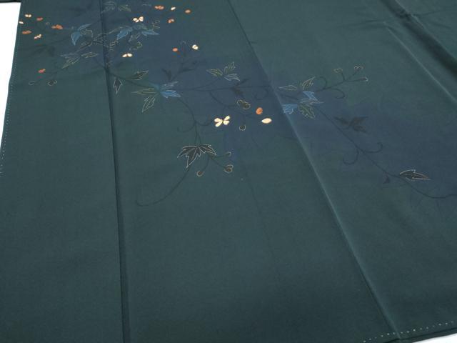 平和屋着物●訪問着　刺繍　道長枝花文　金彩　正絹　逸品　CABI1310th
