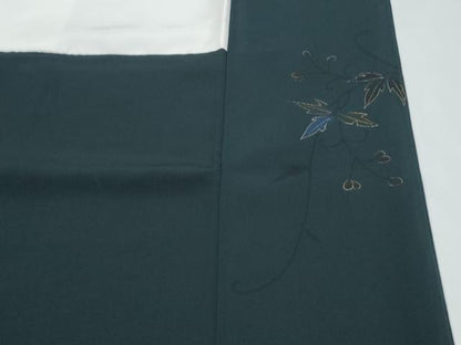平和屋着物●訪問着　刺繍　道長枝花文　金彩　正絹　逸品　CABI1310th