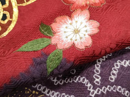 平和屋着物●豪華振袖　駒刺繍　絞り　鉾　金彩　正絹　逸品　CABI1314th