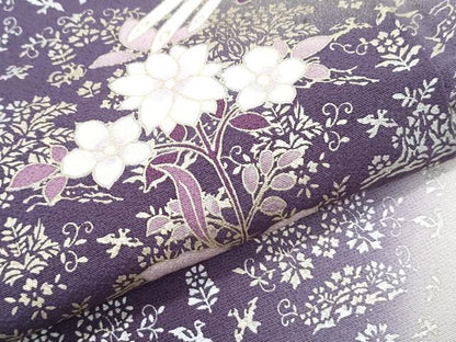 平和屋着物●訪問着　刺繍　鳳凰花文　暈し染め　金銀彩　正絹　逸品　CABI1322th