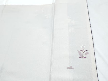 平和屋着物●訪問着　刺繍　鳳凰花文　暈し染め　金銀彩　正絹　逸品　CABI1322th