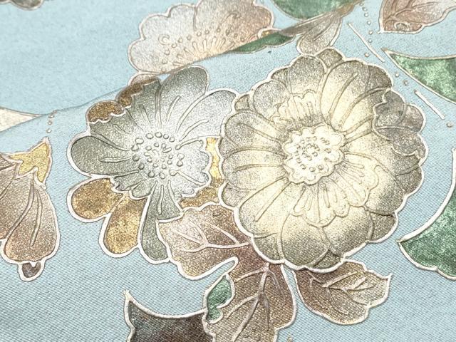 平和屋着物●訪問着　辻が花　暈し染め　金銀彩　正絹　逸品　CABI1324th