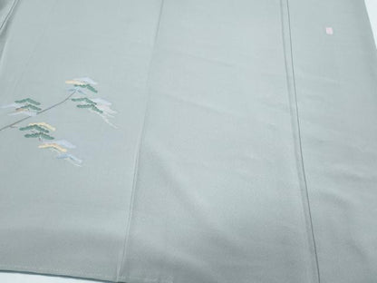 平和屋着物●訪問着　友禅　作家物　草花文　正絹　逸品　CABI1328th