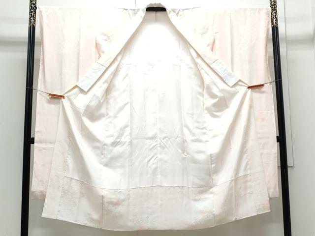 平和屋着物●振袖用　長襦袢　袷　花車地紋　暈し染め　正絹　逸品　CABI1332th