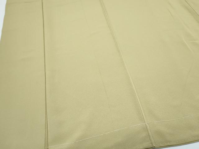 平和屋着物●上質な色無地　油色　正絹　逸品　未使用　CABI1340th