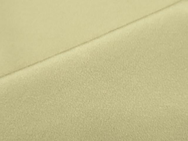 平和屋着物●上質な色無地　油色　正絹　逸品　未使用　CABI1340th