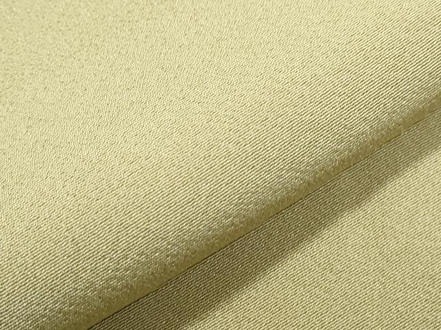 平和屋着物●上質な色無地　油色　正絹　逸品　未使用　CABI1340th