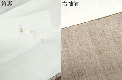 平和屋着物●上質な紬　霞間道　正絹　逸品　CABI1344th