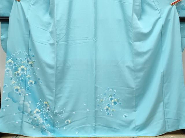 平和屋着物●豪華振袖　舞花文　暈し染め　正絹　逸品　CABI1354th