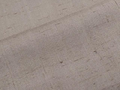 平和屋着物●上質な紬　色無地　草本木根染　樺茶色　暈し染め　証紙付き　正絹　逸品　CABI1358th