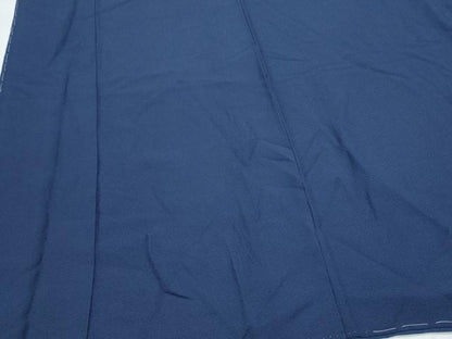 平和屋着物●上質な色無地　草木染　留紺色　証紙付き　正絹　逸品　未使用　CABI1360th
