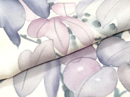 平和屋着物●豪華振袖　作家物　手描き　枝花文　正絹　逸品　CABI1370th
