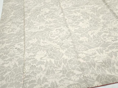 平和屋着物●上質な紬　風景文　正絹　逸品　CABI1378th