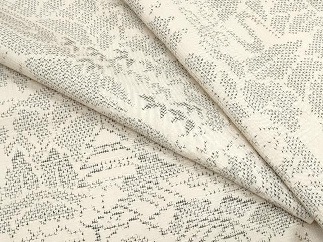 平和屋着物●上質な紬　風景文　正絹　逸品　CABI1378th