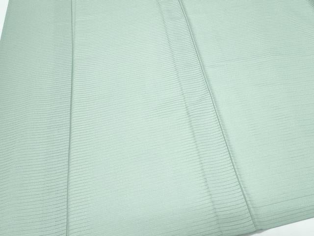 平和屋着物＊夏物　色無地　絽　裏葉柳色　洗える着物　CABI1387th