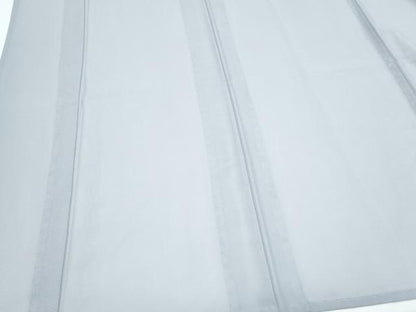 平和屋着物＊夏物　色無地　絽　銀鼠色　洗える着物　CABI1389th