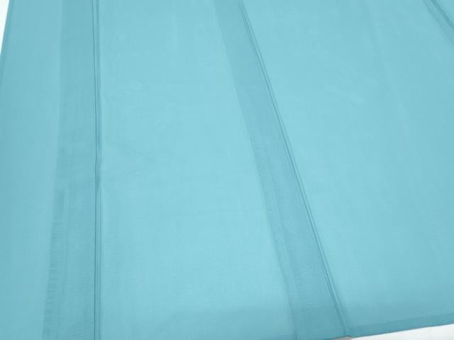平和屋着物＊夏物　色無地　絽　新橋色　洗える着物　CABI1390th