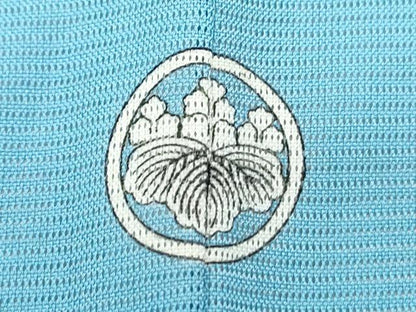 平和屋着物＊夏物　色無地　絽　空色　さんび謹製　洗える着物　CABI1400th