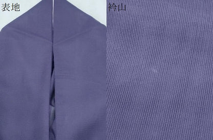 平和屋着物＊夏物　色無地　絽　深紫色　正絹　逸品　CABI1408th