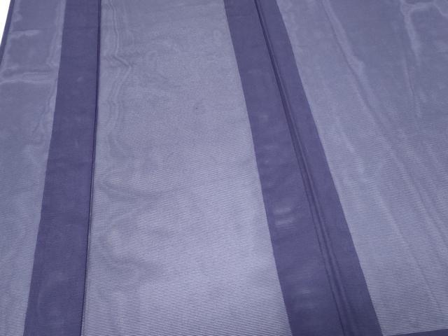 平和屋着物＊夏物　色無地　絽　深紫色　正絹　逸品　CABI1408th