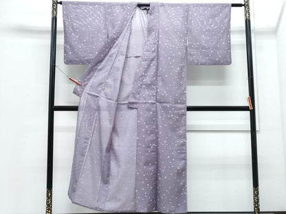 平和屋着物＊夏物　小紋　絽　吉祥文　洗える着物　CABI1417th