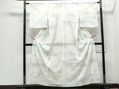 平和屋着物＊夏物　小紋　絽　霞文　洗える着物　CABI1419th