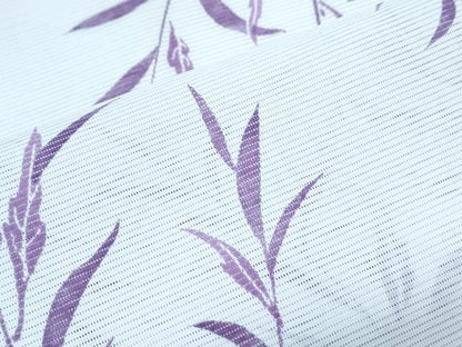 平和屋着物＊夏物　小紋　絽　草葉文　洗える着物　CABI1428th