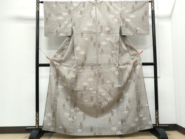 平和屋着物＊夏物　紗紬　吉祥文　正絹　逸品　CABI1439th