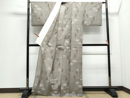 平和屋着物＊夏物　紗紬　吉祥文　正絹　逸品　CABI1439th