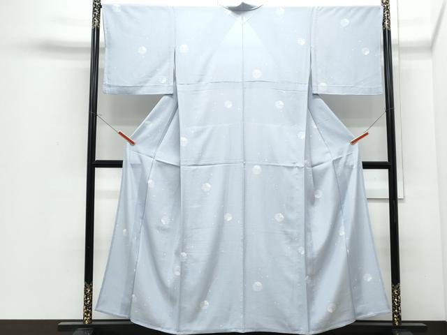 平和屋着物＊夏物　小紋　絽　舞花文　正絹　逸品　CABI1441th
